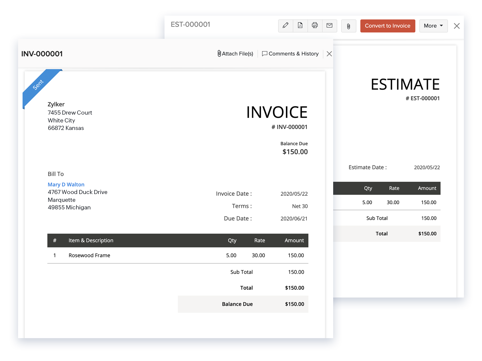 Manage Receivables - Small Business Accounting Software | Zoho Books