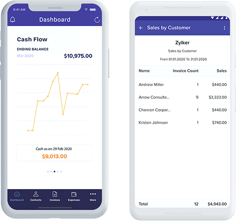 Mobile App - Small Business Accounting Software | Zoho Books