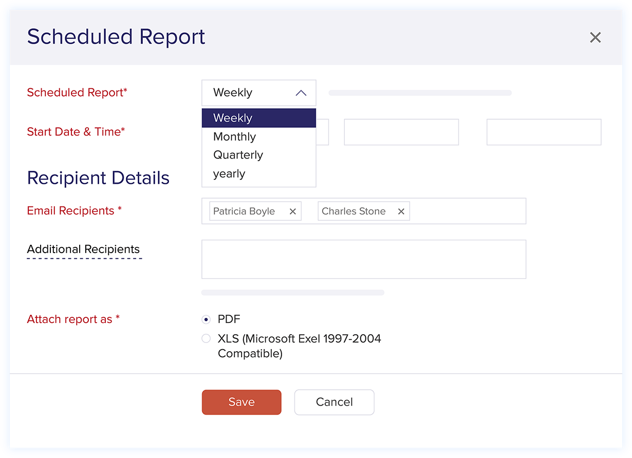 Schedule Accounting Reports - Accounting and Financial Reporting Software | Zoho Books