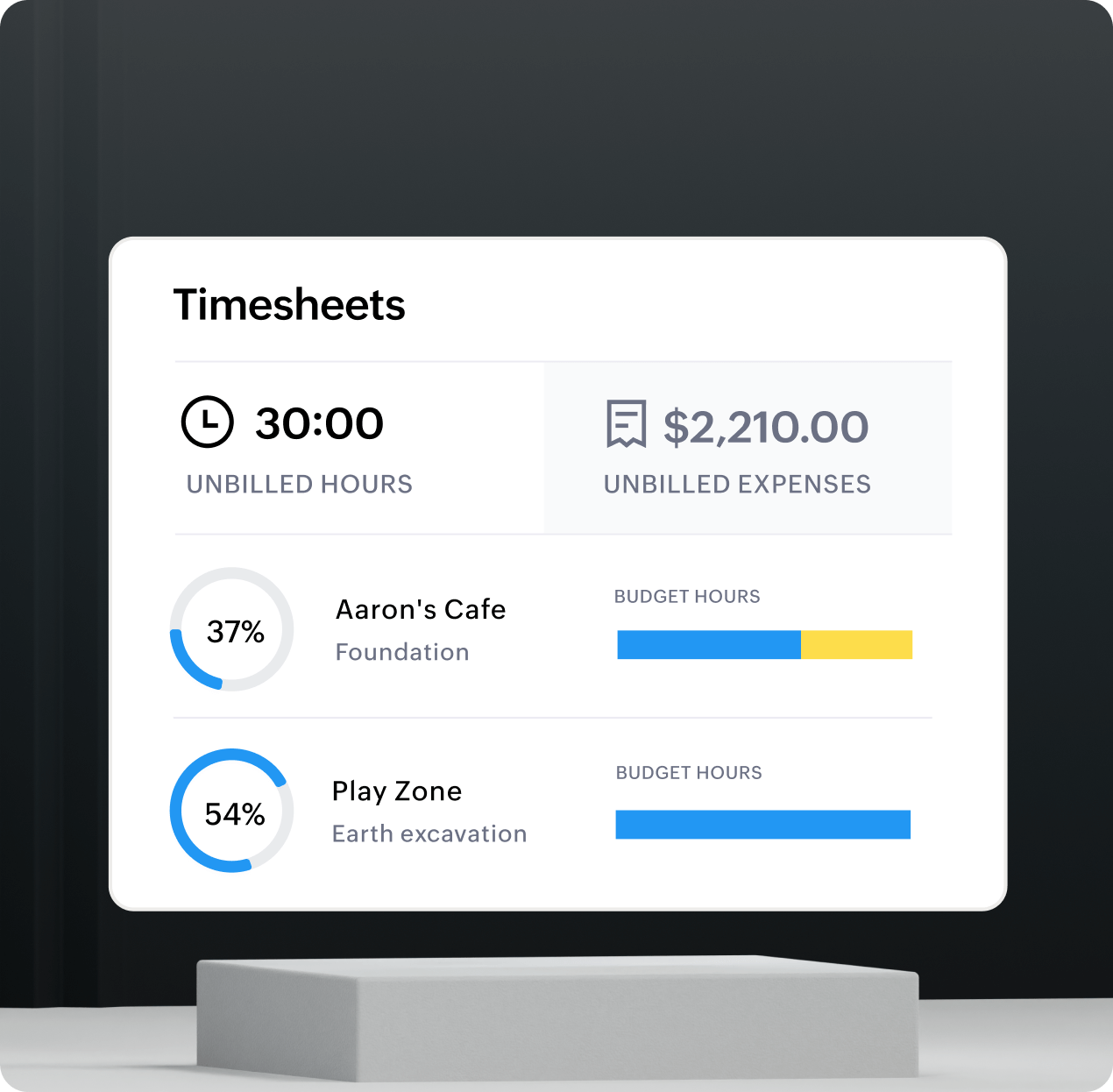 Bill time with timesheets